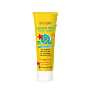 Emulsione solare viso&corpo 15spf -Farmaderbe-