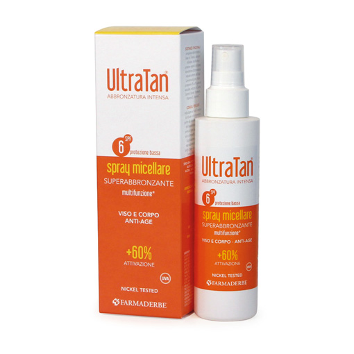 Ultra Tan SPF6 Spray Micellare Multifunzione -Farmaderbe-